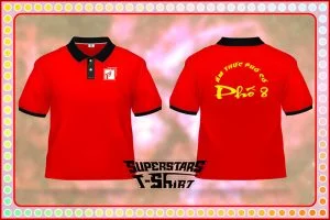 Mẫu áo phông nhân viên làng nướng Phổ cổ 8 Áo thun nhân viên phục vụ, đồng phục quán ăn, đồng phục thun phố nướng, áo thun cổ trụ làng nướng , đồng phục nhân viên doanh nghiệp