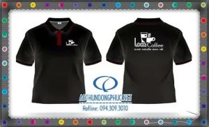 Đồng phục áo phông nhân viên quán Loca coffee Áo phông cổ bẻ quán cafe, áo phông mè cổ trụ, đồng phục phông quán cafe, áo phông đồng phục nhân viên quán cafe, áo phông cổ trụ phối, đồng phục phông phối cổ và bo Đồng phục phông cổ trụ phối, áo phông đồng phục có cổ, đồng phục phông mè