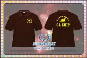 Kiểu mẫu đồng phục áo nhân viên quán Gà Chip