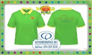 Mẫu đồng phục áo phông tập thể giáo viên mầm non