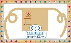 Mẫu đồng phục tạp dề đeo eo nhân viên quán Mộc