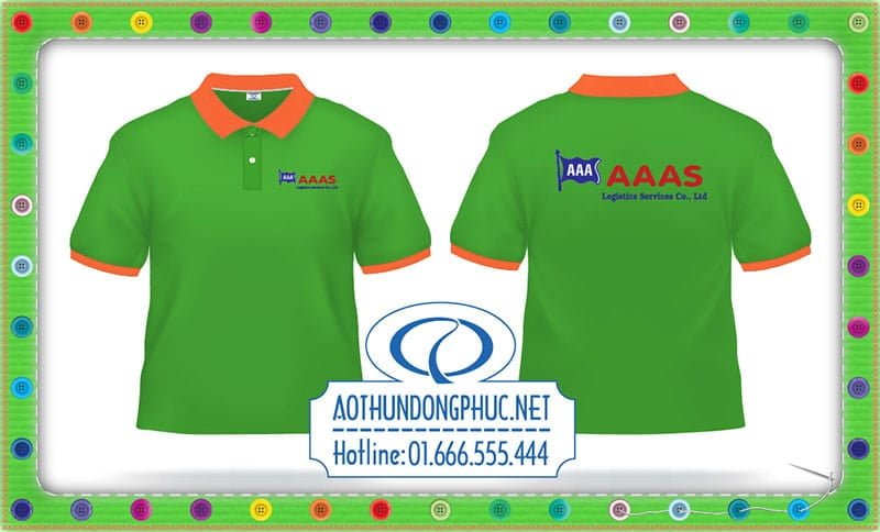 Mẫu áo phông đồng phục nhân viên công ty CNP AAAS