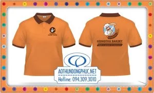 Mẫu áo ohông cửa hàng bánh Hồng Thu Bakery