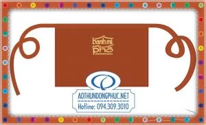 Mẫu tạp dề bánh mì Đường Phố In tạp dề, may tạp dề, tạp dề đồng phục, tạp dề quán Tạp dề nhân viên, tạp dề quán ăn, tạp dề ngắn, tạp dề bán hàng