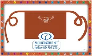 Đồng phục tạp dề nhân viên phục vụ Cháo Mẹ Nấu