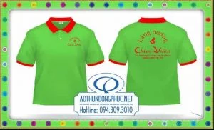 Mẫu áo phông đồng phục làng nướng Chim Vườn