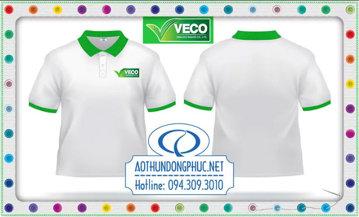 Xưởng may áo phông đồng phục công ty-Veco
