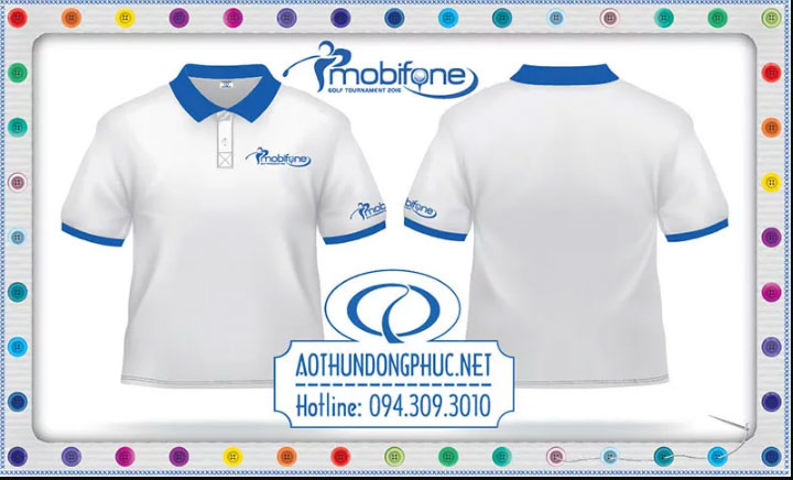 Mẫu áo phông sự kiện Mobifone Golf tournament