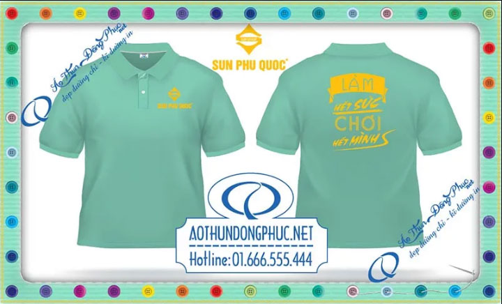 Áo phông đồng phục teambuilding tập đoàn Sun Group