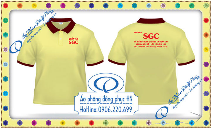 Áo phông nhân viên SGC tại Hà Nội-HCM May áo phông, may áo phông đồng phục chất lượng, uy tín, cam kết đúng hẹn. Nhận may áo phông tại Hà Nội, áo thun đồng phục giá rẻ tại TpHCM