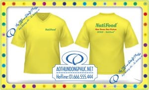 Mẫu áo teambuilding-áo thun quảng cáo Nutifood
