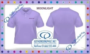 Mẫu áo phông nhân viên giá rẻ Moonlight
