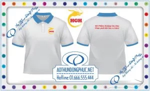In áo thun đại lý mỹ phẩm Hoàng Gia Huy