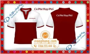 May đồng phục áo phông Cà phê Hợp Phố