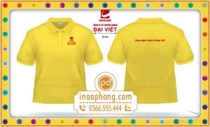 Mẫu áo phông đồng phục nhân viên công ty cổ phần truyền thông Đại Việt