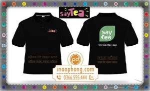 Mẫu áo đồng phục trà sữa SayTea Hà Nội