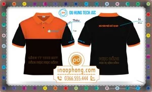 Mẫu đồng phục áo phông công ty CP Công Nghệ Du Hưng