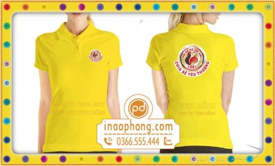 In áo đồng phục nữ lễ hội gà Hà Nội