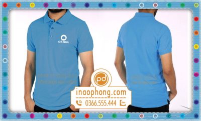 In đồng phục áo phông nhân viên Giá Nhà