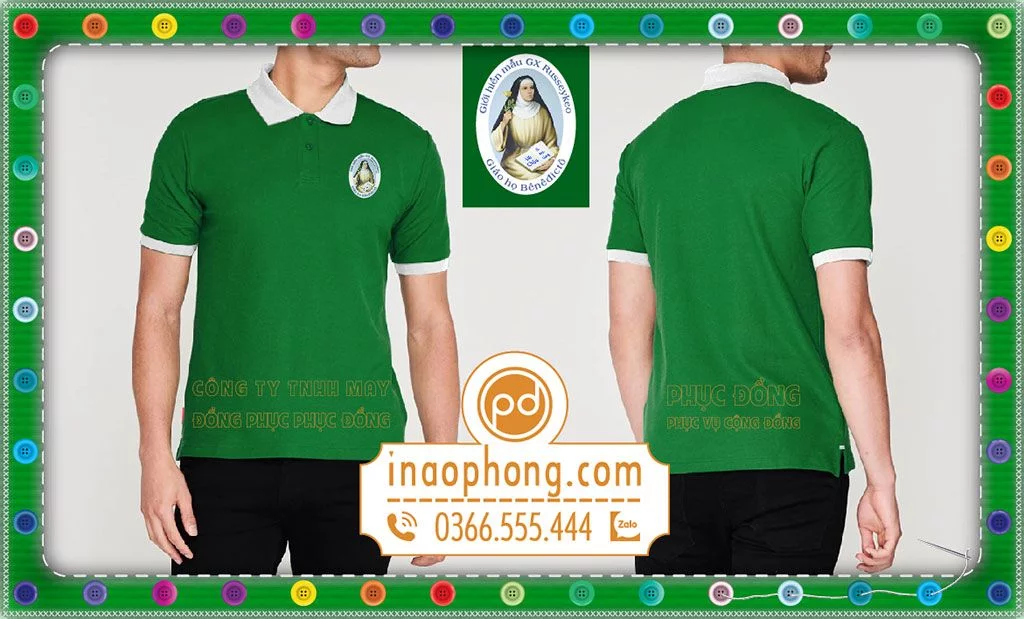 Đồng phục Công Giáo, áo thun giới hiền mẫu Giáo xứ Russeykeo