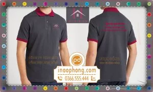 Đồng phục áo thun nội thất Hồng Mận