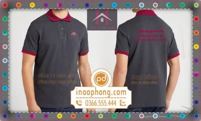 Đồng phục áo thun nội thất Hồng Mận