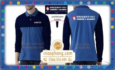 Áo đồng phục công nhân tay dài Sea Road Alliance