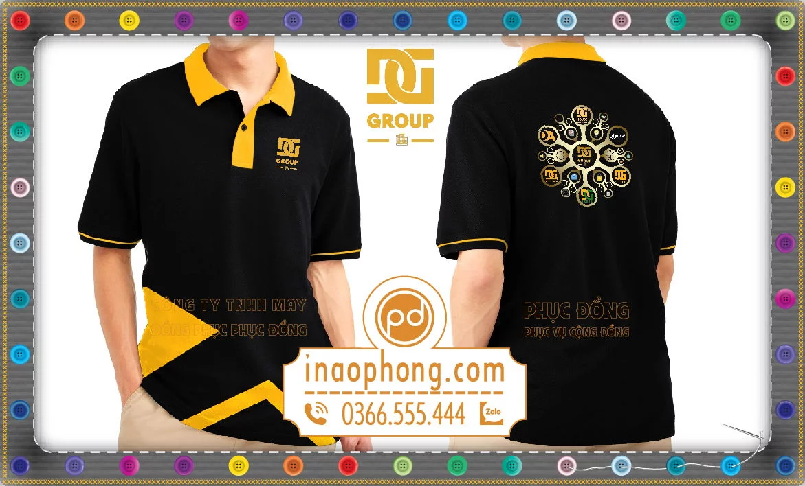 Đồng phục áo phông công ty IT DG Group